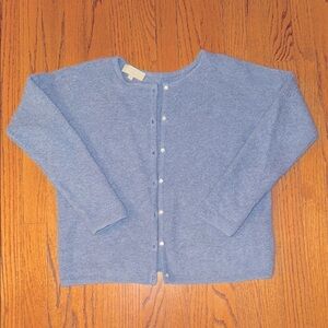 Sezane Gaspard Cardigan Vintage Blue